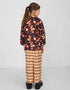 KIDS BAJU KURUNG KEDAH KINSLEE (MAROON)